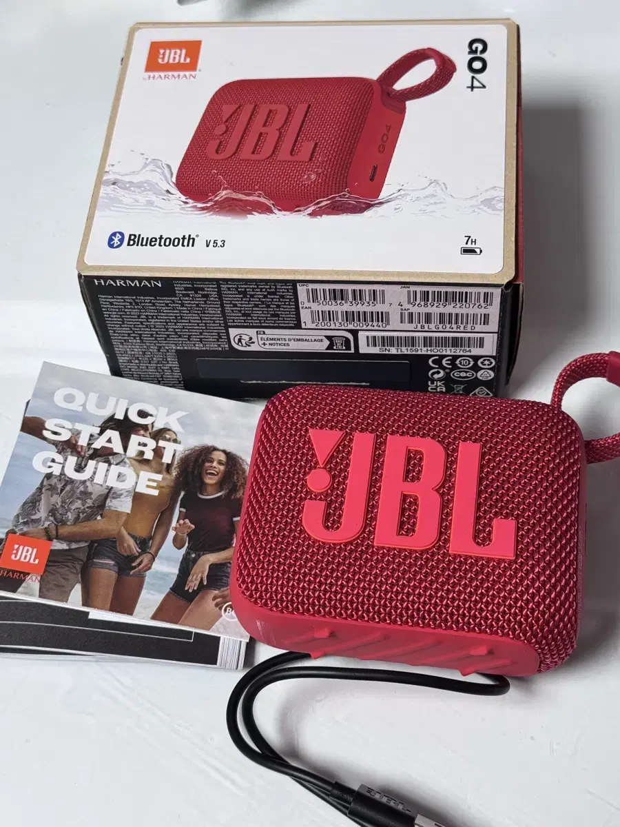 JBL go4 블루투스 스피커 레드